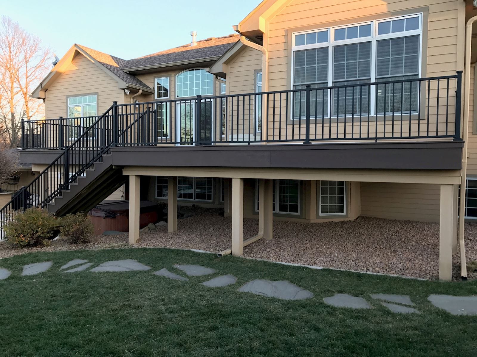 Johnston, IA Deck and Lighting Project Better Builders